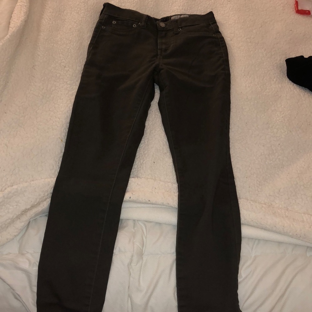 Army Green High Waisted Jeans